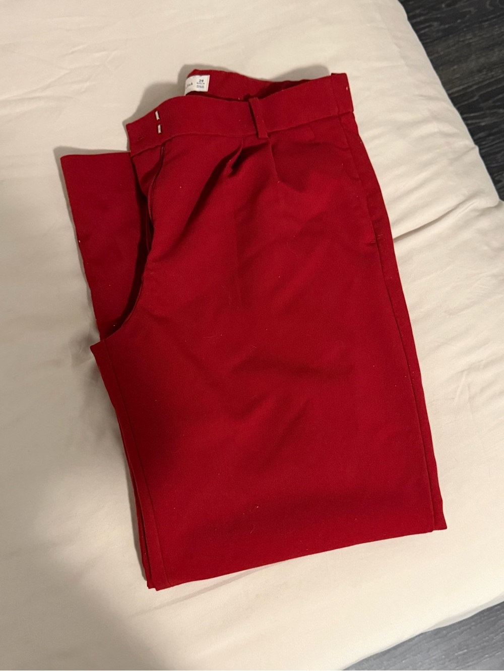 Abercrombie & Fitch Red Women's Trousers